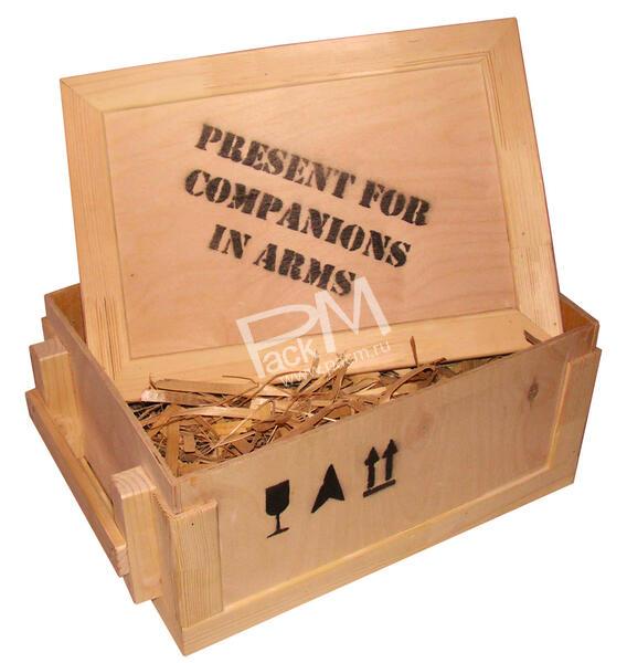 Ящик подарочный фанерный