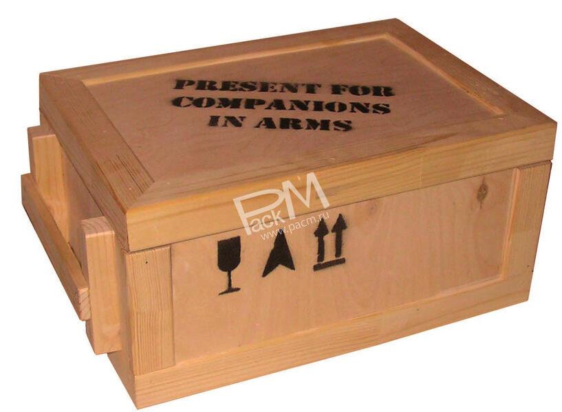 Ящик подарочный фанерный арт. 0330