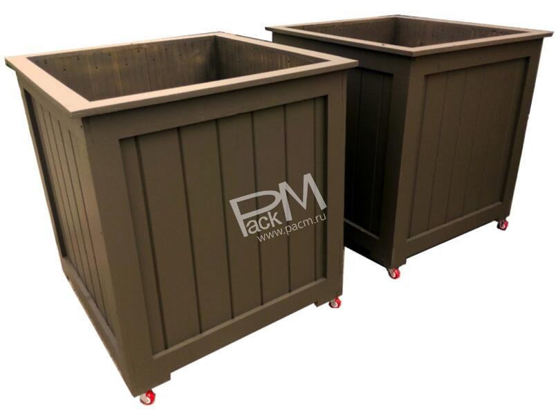 Клумба/ кашпо уличная передвижная (на колесиках) арт. 0705