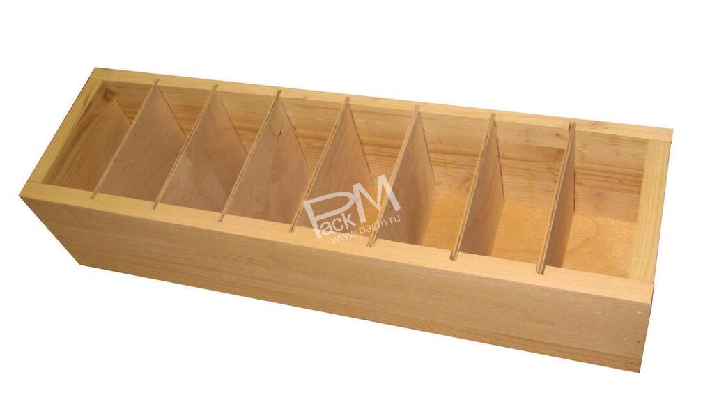Ящик деревянный с перегородками