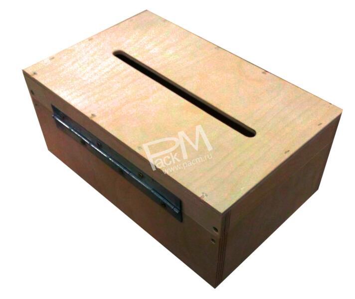 Ящик фанерный "Денежный сундук" арт. 0824